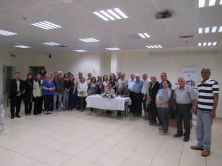 دراستان للفنان وسام جبران في أمسية إشهارها في نادي حيفا الثقافي